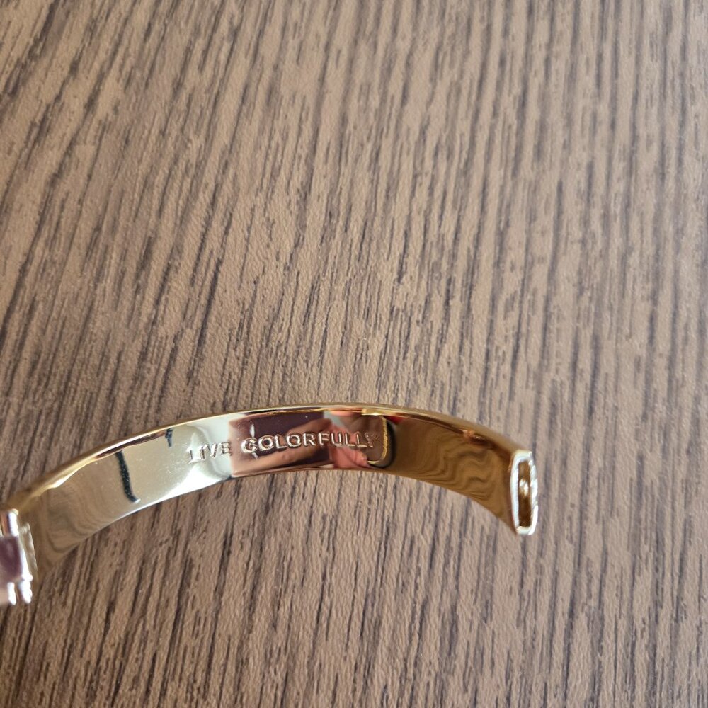 Kate Spade Yellow color enamel gold plated bracelet - Picture 6 of 9